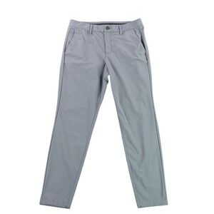 Primo Golf Pants Mens Gray Performance Stretch Slim Tapered 32x28.5